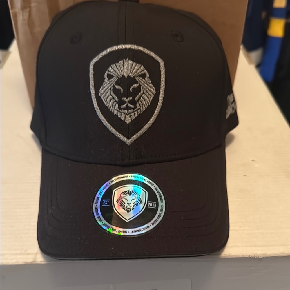 Black Lion Emblem Cap